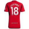 Camisola Manchester United Casemiro 18 Homen Equipamento 1ª 23/24